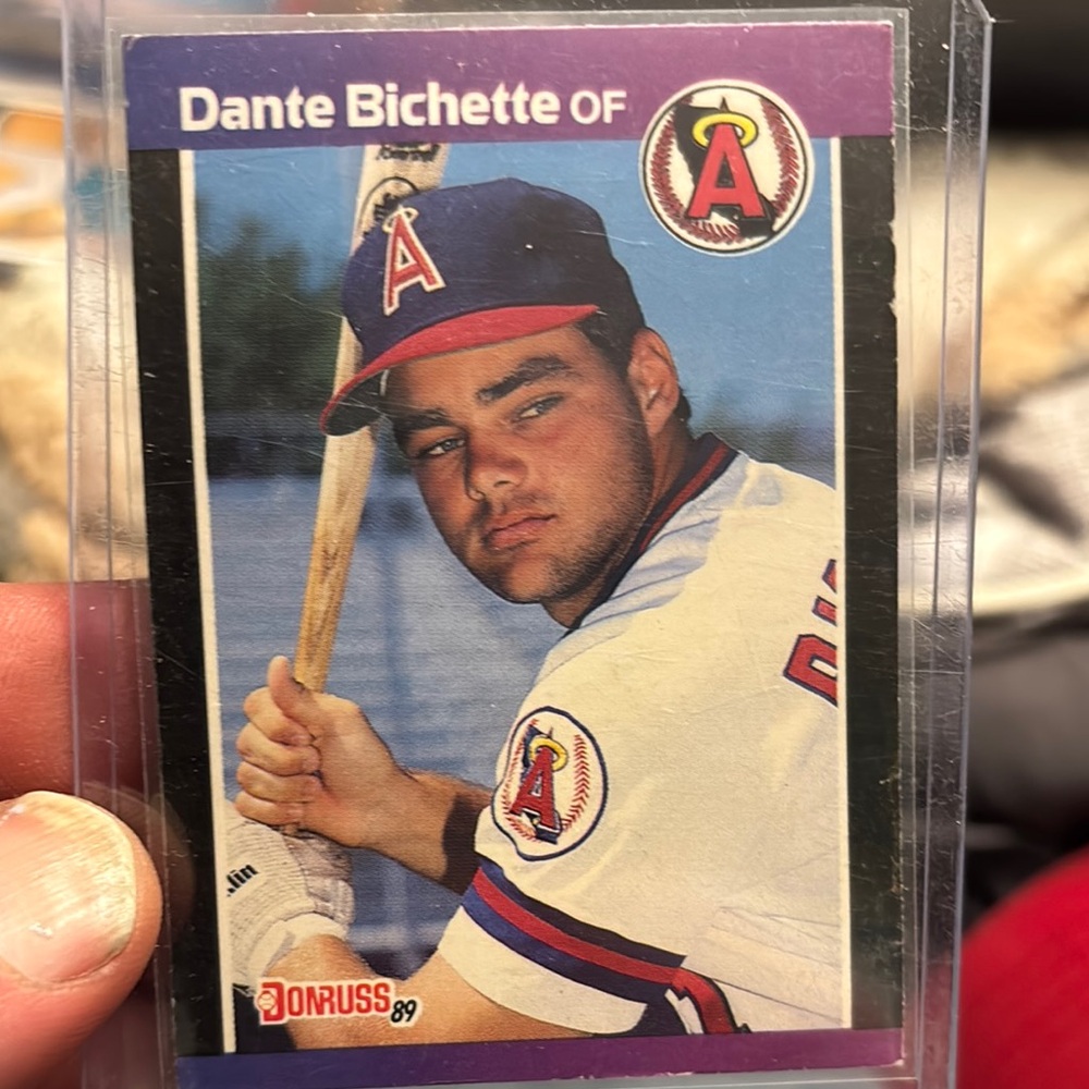 1989 Donruss Baseball Card - Orange and Black